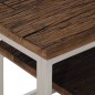 vidaXL Konsolentisch Silbern Edelstahl und Massivholz vidaXL Konsolentisch Silbern Edelstahl und Massivholz