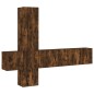 vidaXL 5-tlg. Wohnwand Räuchereiche Holzwerkstoff vidaXL 5-tlg. Wohnwand Räuchereiche Holzwerkstoff