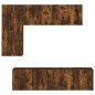 vidaXL 5-tlg. Wohnwand Räuchereiche Holzwerkstoff vidaXL 5-tlg. Wohnwand Räuchereiche Holzwerkstoff