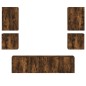 vidaXL 6-tlg. Wohnwand Räuchereiche Holzwerkstoff vidaXL 6-tlg. Wohnwand Räuchereiche Holzwerkstoff