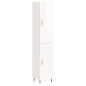 vidaXL Highboard Hochglanz-Weiß 34,5x34x180 cm Holzwerkstoff vidaXL Highboard Hochglanz-Weiß 34,5x34x180 cm Holzwerkstoff