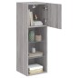 vidaXL TV-Schränke mit LED-Leuchten 2 Stk. Grau Sonoma 30,5x30x90 cm vidaXL TV-Schränke mit LED-Leuchten 2 Stk. Grau Sonoma 30,5x30x90 cm