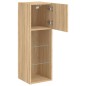 vidaXL TV-Schränke mit LED-Leuchten 2 Stk. Sonoma-Eiche 30,5x30x90 cm vidaXL TV-Schränke mit LED-Leuchten 2 Stk. Sonoma-Eiche 30,5x30x90 cm
