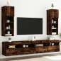vidaXL TV-Schränke mit LED-Leuchten 2 Stk. Räuchereiche 30,5x30x90 cm vidaXL TV-Schränke mit LED-Leuchten 2 Stk. Räuchereiche 30,5x30x90 cm