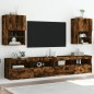 vidaXL TV-Schränke mit LED-Leuchten 2 Stk. Räuchereiche 40,5x30x60 cm vidaXL TV-Schränke mit LED-Leuchten 2 Stk. Räuchereiche 40,5x30x60 cm