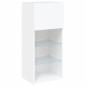 vidaXL TV-Schränke mit LED-Leuchten 2 Stk. Weiß 40,5x30x90 cm vidaXL TV-Schränke mit LED-Leuchten 2 Stk. Weiß 40,5x30x90 cm
