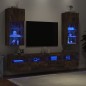 vidaXL TV-Schränke mit LED-Leuchten 2 Stk. Räuchereiche 40,5x30x90 cm vidaXL TV-Schränke mit LED-Leuchten 2 Stk. Räuchereiche 40,5x30x90 cm