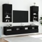 vidaXL TV-Schränke mit LED-Leuchten 2 Stk. Schwarz 40,5x30x90 cm vidaXL TV-Schränke mit LED-Leuchten 2 Stk. Schwarz 40,5x30x90 cm