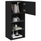 vidaXL TV-Schränke mit LED-Leuchten 2 Stk. Schwarz 40,5x30x90 cm vidaXL TV-Schränke mit LED-Leuchten 2 Stk. Schwarz 40,5x30x90 cm