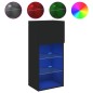 vidaXL TV-Schränke mit LED-Leuchten 2 Stk. Schwarz 40,5x30x90 cm vidaXL TV-Schränke mit LED-Leuchten 2 Stk. Schwarz 40,5x30x90 cm