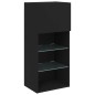 vidaXL TV-Schränke mit LED-Leuchten 2 Stk. Schwarz 40,5x30x90 cm vidaXL TV-Schränke mit LED-Leuchten 2 Stk. Schwarz 40,5x30x90 cm