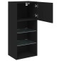 vidaXL TV-Schränke mit LED-Leuchten 2 Stk. Schwarz 40,5x30x90 cm vidaXL TV-Schränke mit LED-Leuchten 2 Stk. Schwarz 40,5x30x90 cm