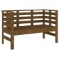 vidaXL Gartenbank Honigbraun 111,5x53x71 cm Massivholz Kiefer vidaXL Gartenbank Honigbraun 111,5x53x71 cm Massivholz Kiefer