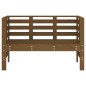 vidaXL Gartenbank Honigbraun 111,5x53x71 cm Massivholz Kiefer vidaXL Gartenbank Honigbraun 111,5x53x71 cm Massivholz Kiefer