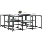 vidaXL Couchtisch Grau Sonoma 91x91x40 cm Holzwerkstoff
