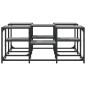 vidaXL Couchtisch Grau Sonoma 91x91x40 cm Holzwerkstoff