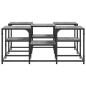 vidaXL Couchtisch Grau Sonoma 91x91x40 cm Holzwerkstoff