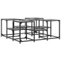 vidaXL Couchtisch Grau Sonoma 91x91x40 cm Holzwerkstoff