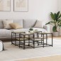 vidaXL Couchtisch Sonoma-Eiche 91x91x40 cm Holzwerkstoff vidaXL Couchtisch Sonoma-Eiche 91x91x40 cm Holzwerkstoff