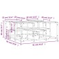 vidaXL Couchtisch Sonoma-Eiche 91x91x40 cm Holzwerkstoff vidaXL Couchtisch Sonoma-Eiche 91x91x40 cm Holzwerkstoff