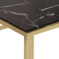 vidaXL Couchtisch Golden Edelstahl und Hartglas vidaXL Couchtisch Golden Edelstahl und Hartglas