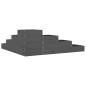 vidaXL Pflanzentreppe 4 Stufen 106x104,5x36 cm Grau Massivholz Kiefer vidaXL Pflanzentreppe 4 Stufen 106x104,5x36 cm Grau Massivholz Kiefer