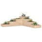 vidaXL Pflanzentreppe 4 Stufen 106x104,5x36 cm Massivholz Kiefer vidaXL Pflanzentreppe 4 Stufen 106x104,5x36 cm Massivholz Kiefer