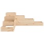 vidaXL Pflanzentreppe 4 Stufen 106x104,5x36 cm Massivholz Kiefer vidaXL Pflanzentreppe 4 Stufen 106x104,5x36 cm Massivholz Kiefer