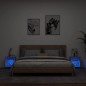 vidaXL Wand-Nachttische mit LED-Leuchten 2 Stk. Sonoma-Eiche vidaXL Wand-Nachttische mit LED-Leuchten 2 Stk. Sonoma-Eiche