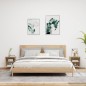 vidaXL Wand-Nachttische mit LED-Leuchten 2 Stk. Sonoma-Eiche vidaXL Wand-Nachttische mit LED-Leuchten 2 Stk. Sonoma-Eiche