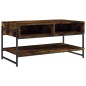 vidaXL Couchtisch Räuchereiche 90x50x45 cm Holzwerkstoff vidaXL Couchtisch Räuchereiche 90x50x45 cm Holzwerkstoff