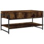 vidaXL Couchtisch Räuchereiche 90x50x45 cm Holzwerkstoff vidaXL Couchtisch Räuchereiche 90x50x45 cm Holzwerkstoff