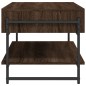 vidaXL Couchtisch Braun Eichen-Optik 90x50x45 cm Holzwerkstoff vidaXL Couchtisch Braun Eichen-Optik 90x50x45 cm Holzwerkstoff