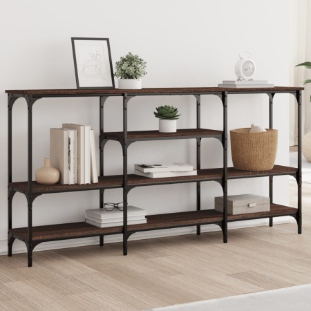 vidaXL Konsolentisch Braun Eichen-Optik 160x29x80 cm Holzwerkstoff