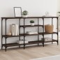vidaXL Konsolentisch Braun Eichen-Optik 160x29x80 cm Holzwerkstoff vidaXL Konsolentisch Braun Eichen-Optik 160x29x80 cm Holzwerkstoff