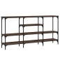 vidaXL Konsolentisch Braun Eichen-Optik 160x29x80 cm Holzwerkstoff vidaXL Konsolentisch Braun Eichen-Optik 160x29x80 cm Holzwerkstoff