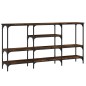vidaXL Konsolentisch Räuchereiche 160x29x80 cm Holzwerkstoff vidaXL Konsolentisch Räuchereiche 160x29x80 cm Holzwerkstoff