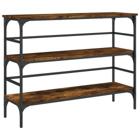 vidaXL Konsolentisch Räuchereiche 100x32x75 cm Holzwerkstoff