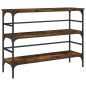 vidaXL Konsolentisch Räuchereiche 100x32x75 cm Holzwerkstoff vidaXL Konsolentisch Räuchereiche 100x32x75 cm Holzwerkstoff