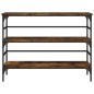 vidaXL Konsolentisch Räuchereiche 100x32x75 cm Holzwerkstoff vidaXL Konsolentisch Räuchereiche 100x32x75 cm Holzwerkstoff