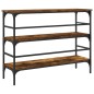 vidaXL Konsolentisch Räuchereiche 100x32x75 cm Holzwerkstoff vidaXL Konsolentisch Räuchereiche 100x32x75 cm Holzwerkstoff