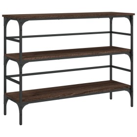 vidaXL Konsolentisch Braun Eichen-Optik 100x32x75 cm Holzwerkstoff