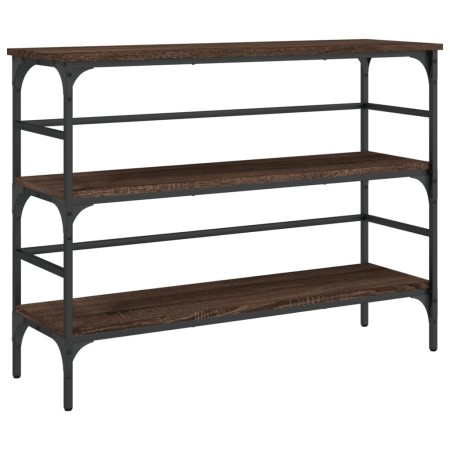vidaXL Konsolentisch Braun Eichen-Optik 100x32x75 cm Holzwerkstoff