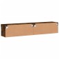 vidaXL TV-Schränke mit LED-Leuchten 2 Stk. Räuchereiche 80x30x30 cm vidaXL TV-Schränke mit LED-Leuchten 2 Stk. Räuchereiche 80x30x30 cm