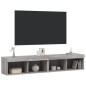 vidaXL TV-Schränke mit LED-Leuchten 2 Stk. Grau Sonoma 80x30x30 cm vidaXL TV-Schränke mit LED-Leuchten 2 Stk. Grau Sonoma 80x30x30 cm