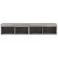 vidaXL TV-Schränke mit LED-Leuchten 2 Stk. Grau Sonoma 80x30x30 cm vidaXL TV-Schränke mit LED-Leuchten 2 Stk. Grau Sonoma 80x30x30 cm