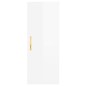 vidaXL Highboard Hochglanz-Weiß 34,5x34x180 cm Holzwerkstoff vidaXL Highboard Hochglanz-Weiß 34,5x34x180 cm Holzwerkstoff