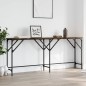 vidaXL Konsolentisch Räuchereiche 180x29x75 cm Holzwerkstoff vidaXL Konsolentisch Räuchereiche 180x29x75 cm Holzwerkstoff