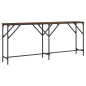 vidaXL Konsolentisch Räuchereiche 180x29x75 cm Holzwerkstoff vidaXL Konsolentisch Räuchereiche 180x29x75 cm Holzwerkstoff