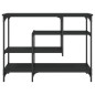 vidaXL Konsolentisch mit Ablagen Schwarz 100x35x75 cm vidaXL Konsolentisch mit Ablagen Schwarz 100x35x75 cm